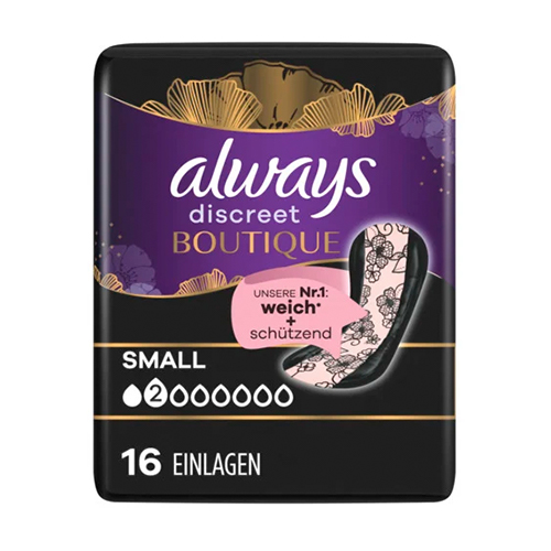 Always Discreet Boutique Inkontinenz Einlagen Small 16stück