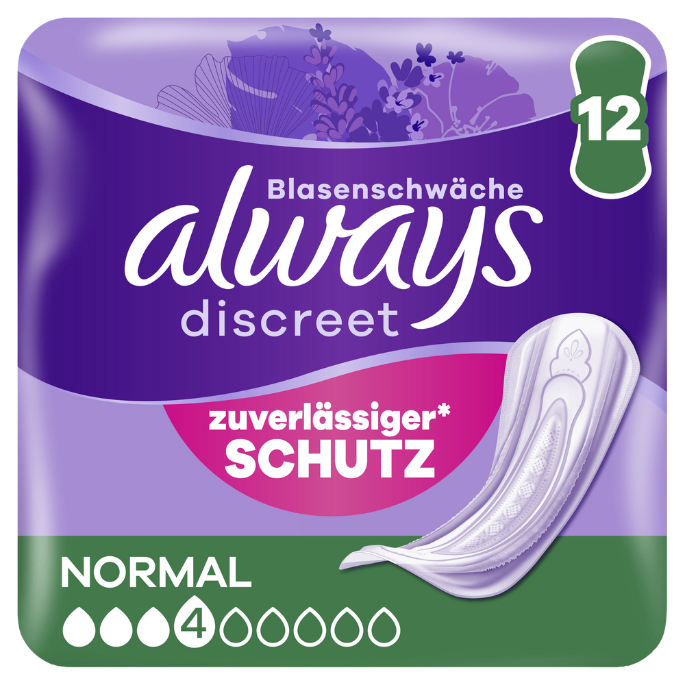 Always Discreet Inkontinenz Einlagen Normal 12stück