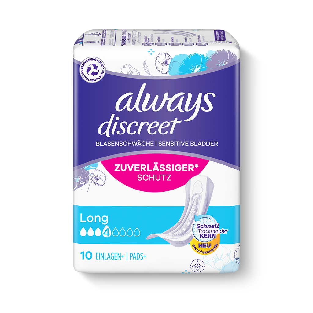 Always Discreet Inkontinenz Einlagen+ Long 10stück