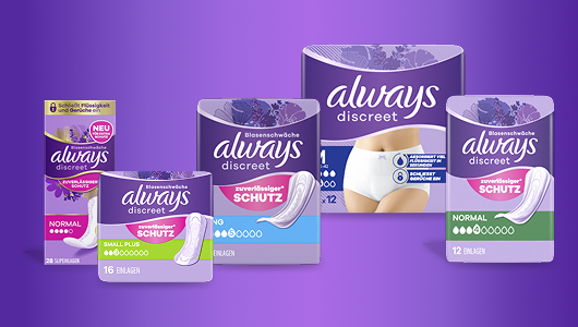 Always Discreet Produkte