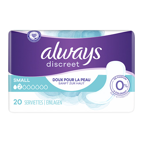 Always Discreet 0% Small Inkontinenzeinlagen