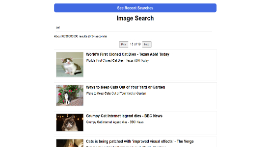 Image Search Abstraction Layer