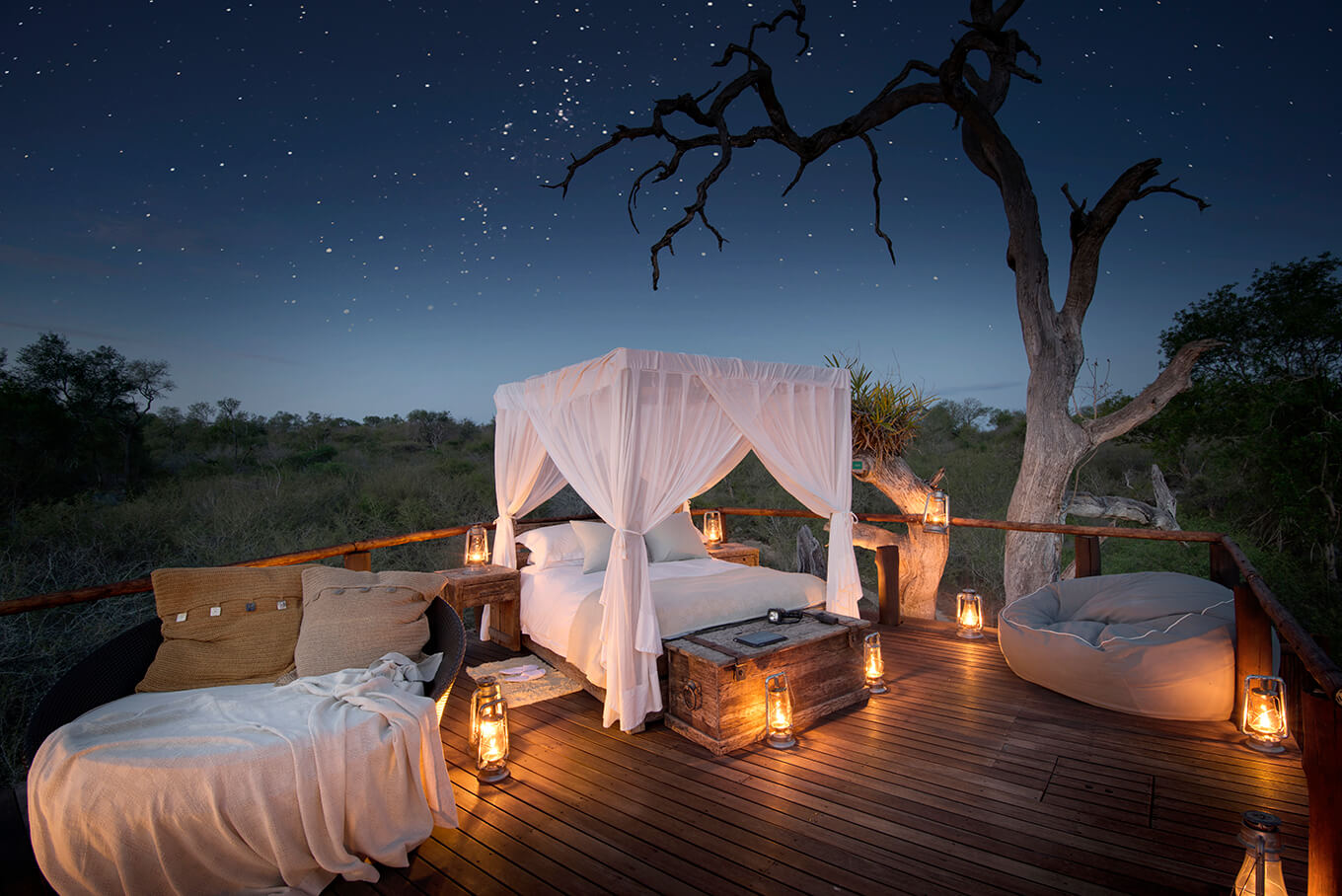 Our Top 10 Most Romantic Africa Safari Experiences, Treehouse Sleepout Lion Sands