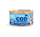 Pack - Cat - Kitten - Chunks in sauce - Codfish & Chicken - EN