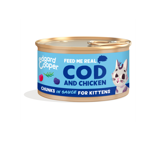 Pack - Cat Kitten Chunks Cod Chicken EN