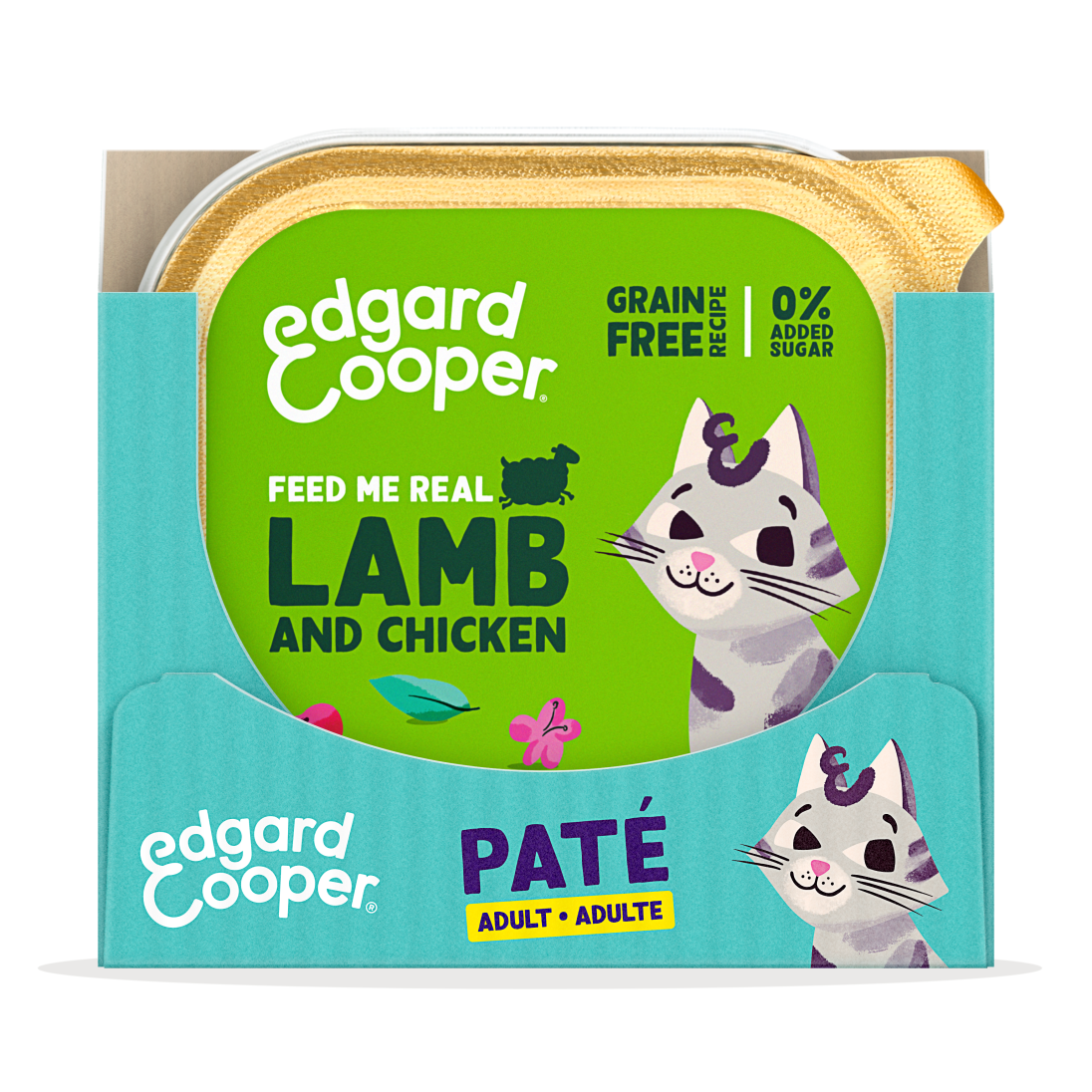 Pack - Cat Adult Pate Lamb Chicken SRP EN