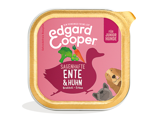 Pack - Dog Junior Paté Cup Duck Chicken DE