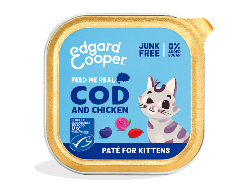 Pack - Cat - Kitten - Paté - Codfish & Chicken - EN