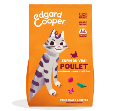 Alimentation du chat > Pâtées ou filets naturels Chat Chaton > Pâtée pour  chat à la viande fraîche Poulet 16 x 85 g Edgard et Cooper : Albert le chien