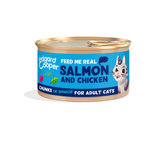 Pack - Cat Adult Chunks Salmon Chicken EN