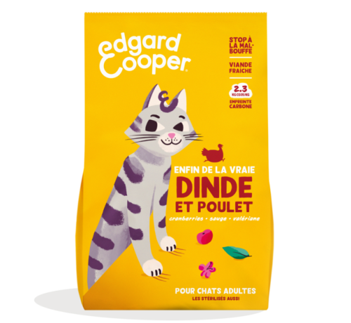 Pâtée pour chat Adulte stérilisé à la dinde & poulet sans céréales