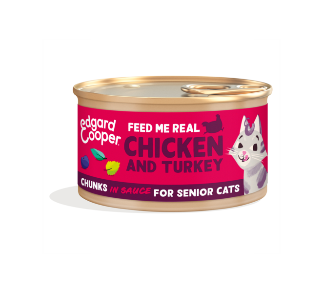 Pack - Cat - Senior - Chunks in sauce - Chicken & Turkey - EN