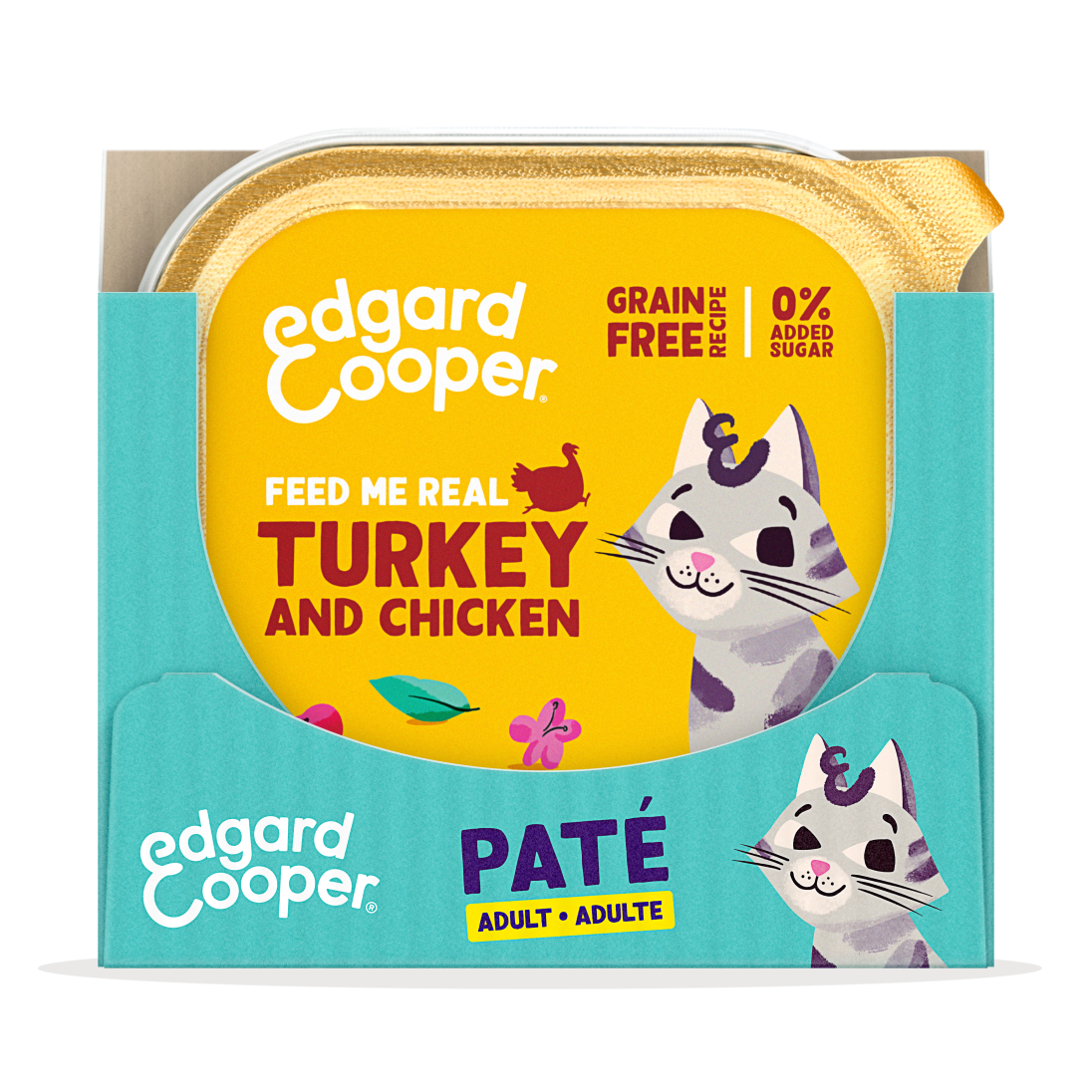 Pack - Cat Adult Pate Organic Turkey Chicken SRP EN