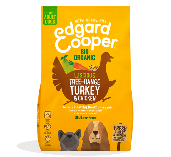 Dog Adult Kibble Organic Turkey EN