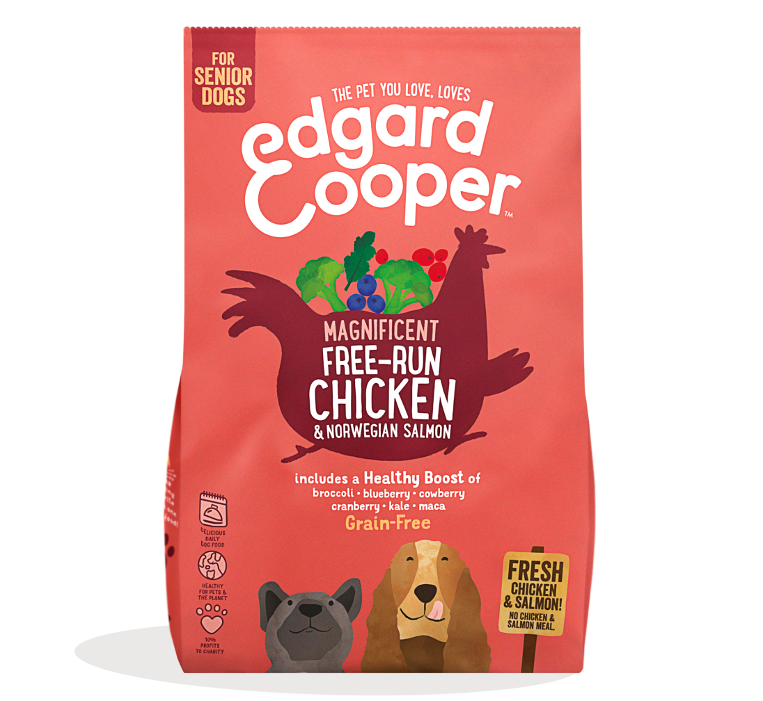 Pack - Dog Senior Kibble Chicken Salmon EN