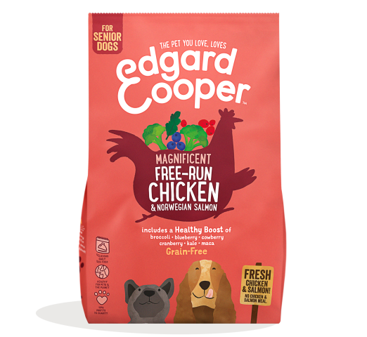 Pack - Dog Senior Kibble Chicken Salmon EN