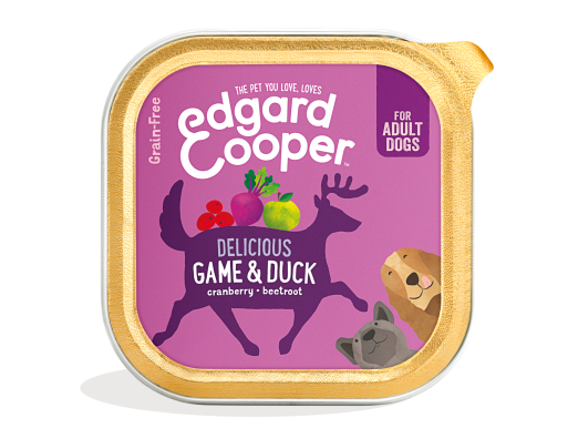 Pack - Dog Adult Paté Cup Game Duck EN