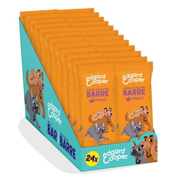 Pack - DOG_JR-AD-SR_BAR_CHICKEN40_BAG_30G_X24 - FR