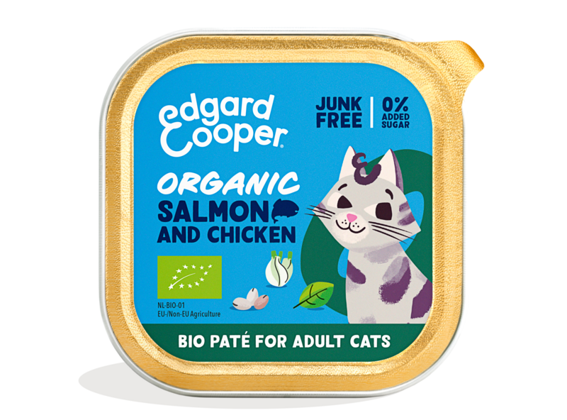 Pack - Cat - Adult - Paté - Organic Salmon & Chicken - EN