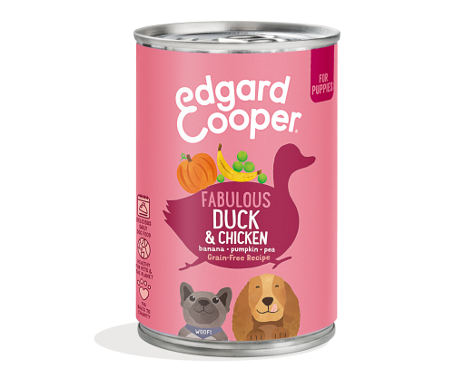 Pack - Dog Junior Paté Tin Duck Chicken EN