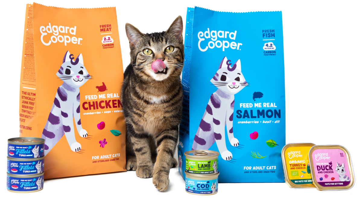 Grain free cat food with fresh meat Edgard Cooper