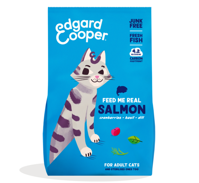 Salmon Grain Free Kibble for Cats Edgard Cooper