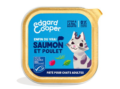 Edgard & Cooper Patée pour Chaton Chat Junior Stérilisé ou Actif Nourriture  Humide Naturelle sans Cereales 85g x 16 Canard & Poulet, Alimentation