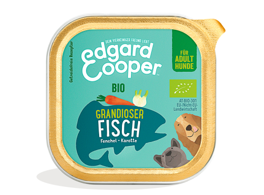 Pack - Dog Adult Paté Cup Organic Fish DE