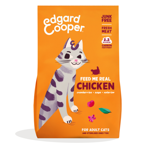 Chicken GrainFree Kibble for Cats Edgard & Cooper