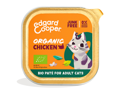 Edgard & Cooper Comida Húmeda Gatos Esterilizados o Activos Gato Adulto  Trozos en Salsa Natural Sin Cereales Latas 85g x 18 (Pollo, 85g x 18) :  : Productos para mascotas