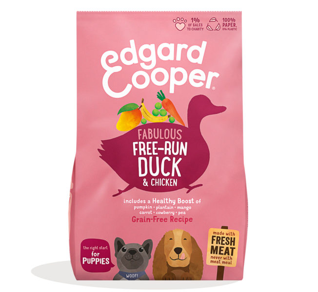 Dog Junior Kibble Duck Chicken EN