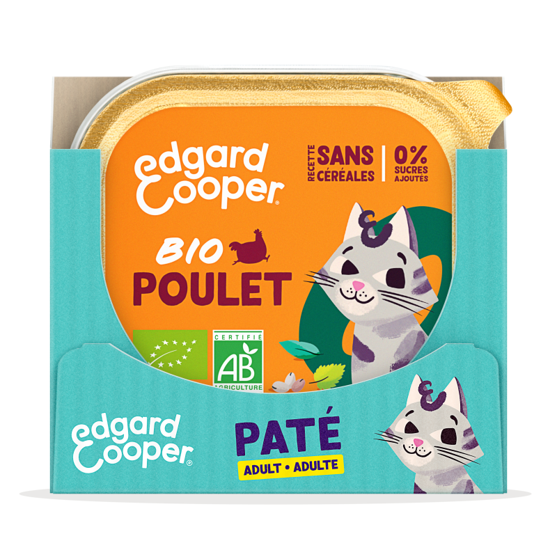 Pack - Cat Adult Pate Organic Chicken SRP FR
