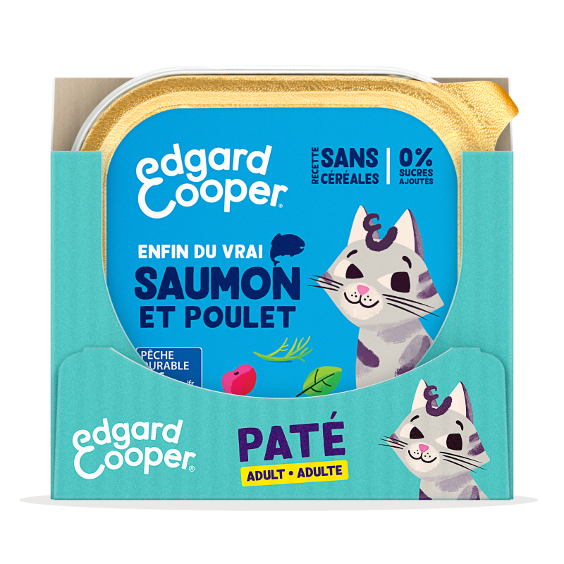 Pack - Cat Adult Pate Salmon Chicken SRP FR