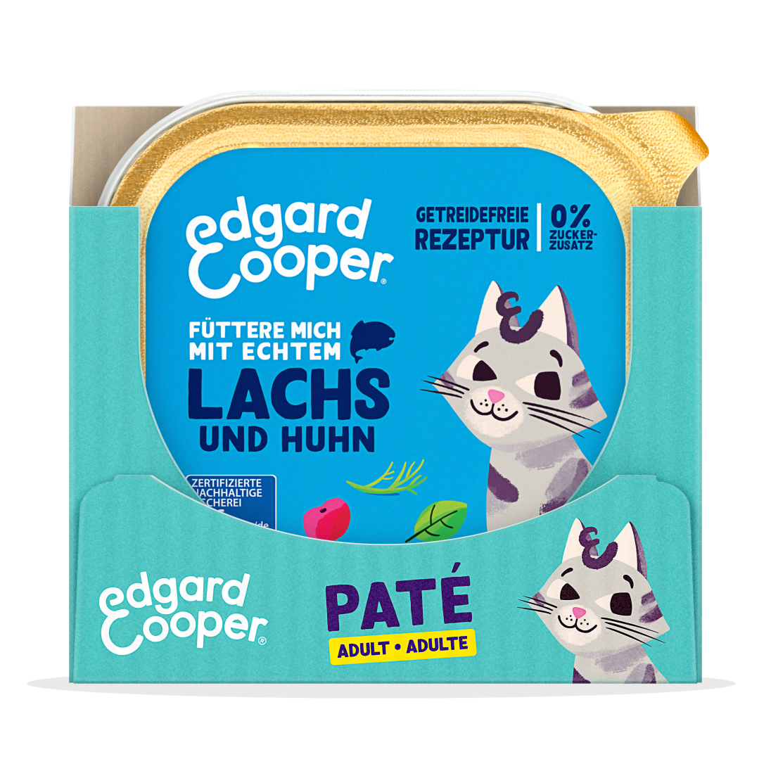 Pack - Cat Adult Pate Salmon Chicken SRP DE