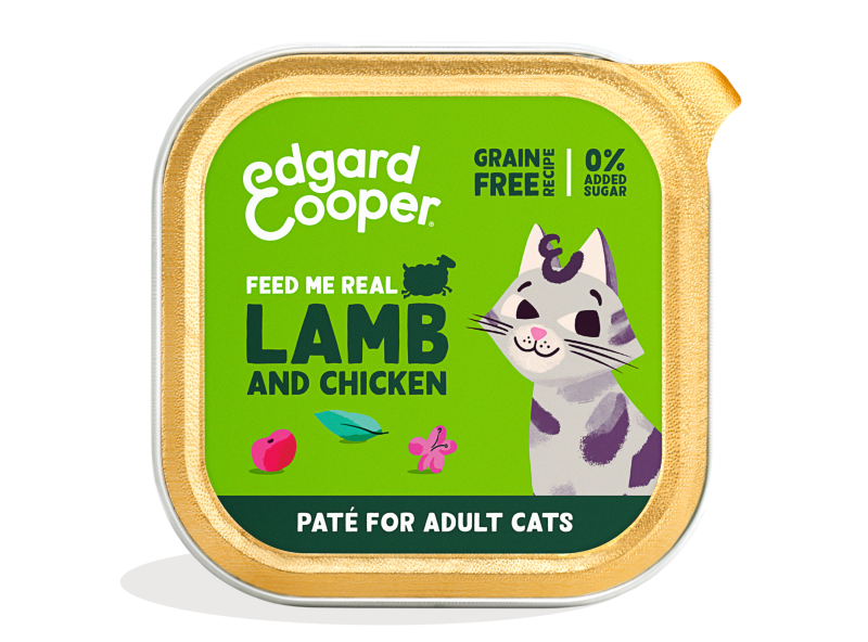 Pack - Cat Adult Pate Lamb Chicken EN