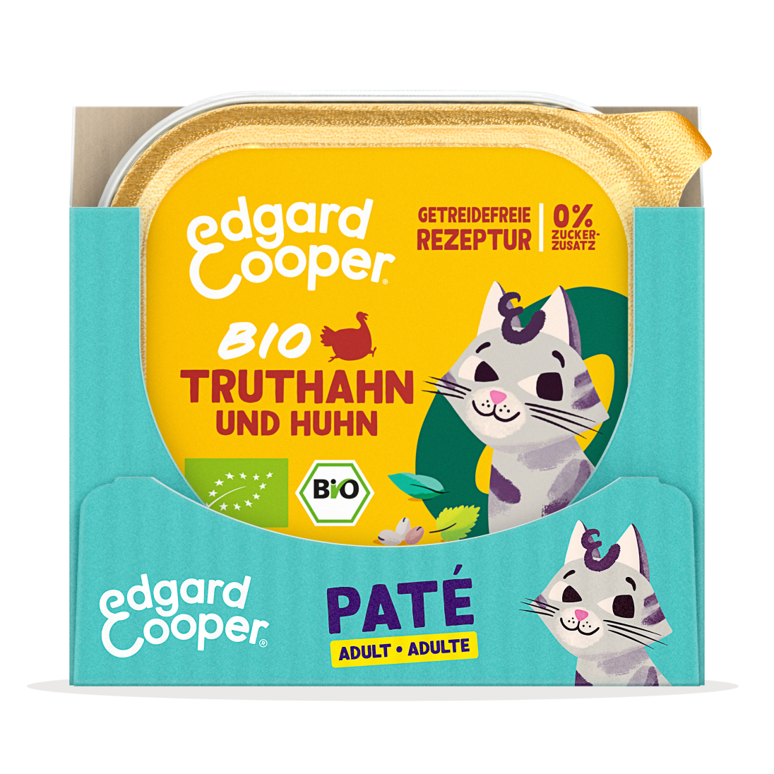 Pack - Cat Adult Pate Organic Turkey Chicken SRP DE