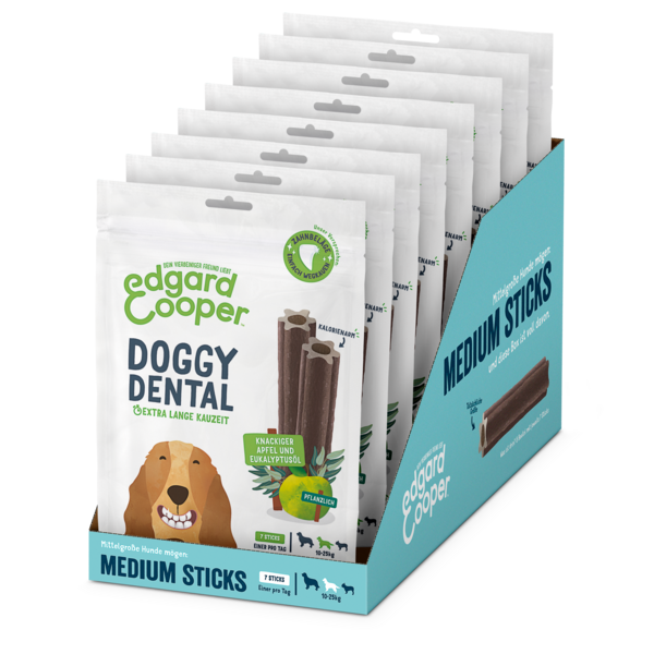 Pack - Dog - Adult - Dental - Apple & Eucalyptus - Medium - Tray - DE
