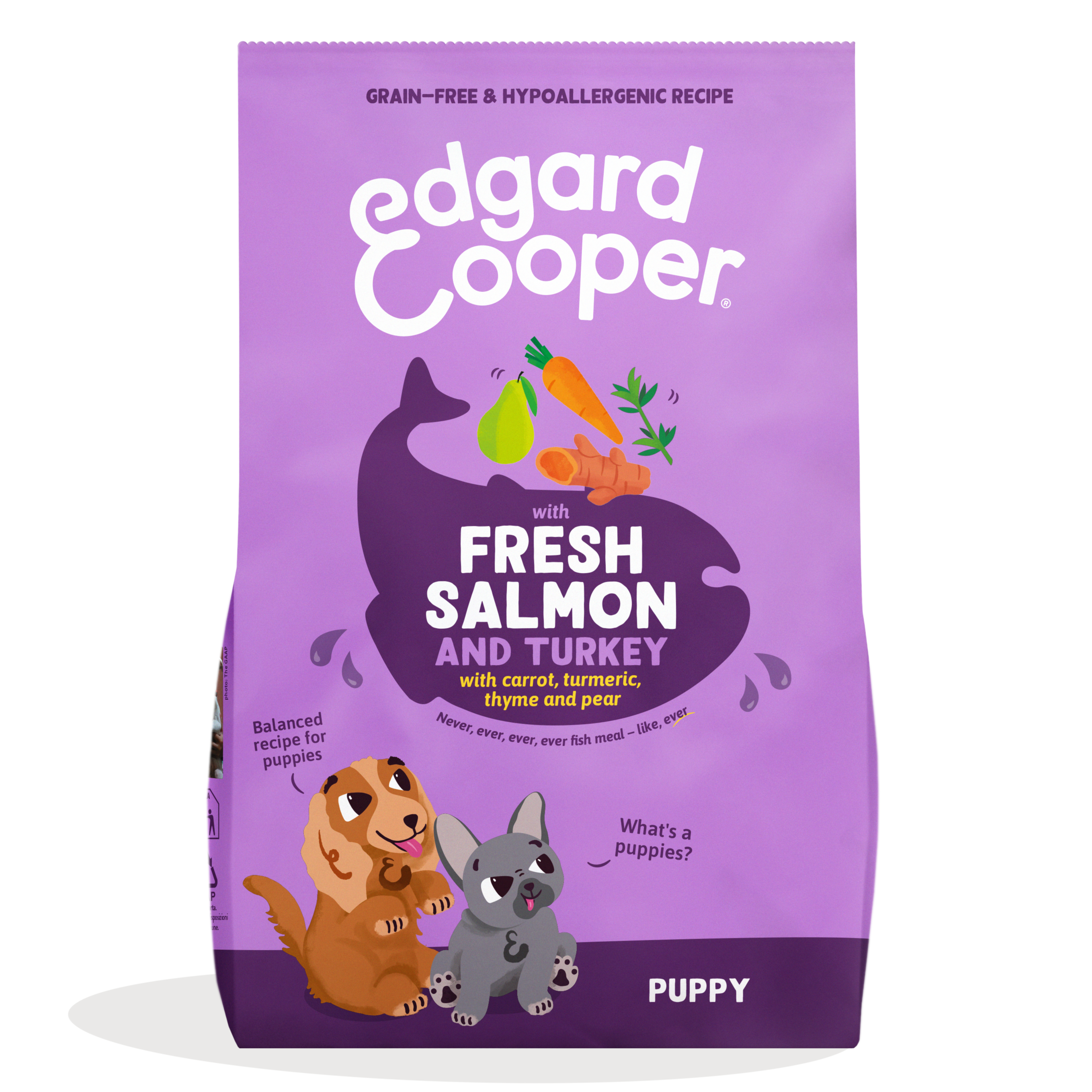 Puppy - Droogvoer voor Honden - Verse Zalm & Kalkoen | Edgard & Cooper