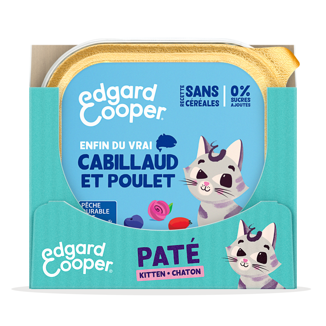 Pack - Cat Kitten Pate Cod Chicken SRP FR