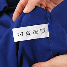 Check the washing symbols label