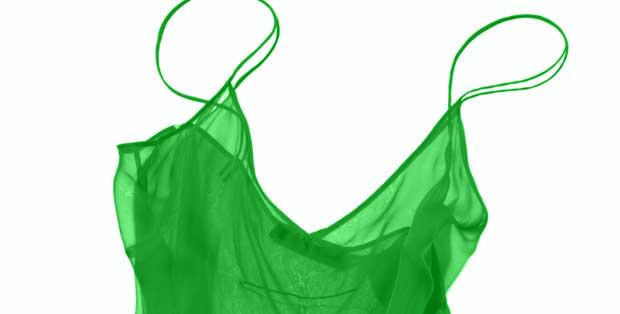 Green Silk Top