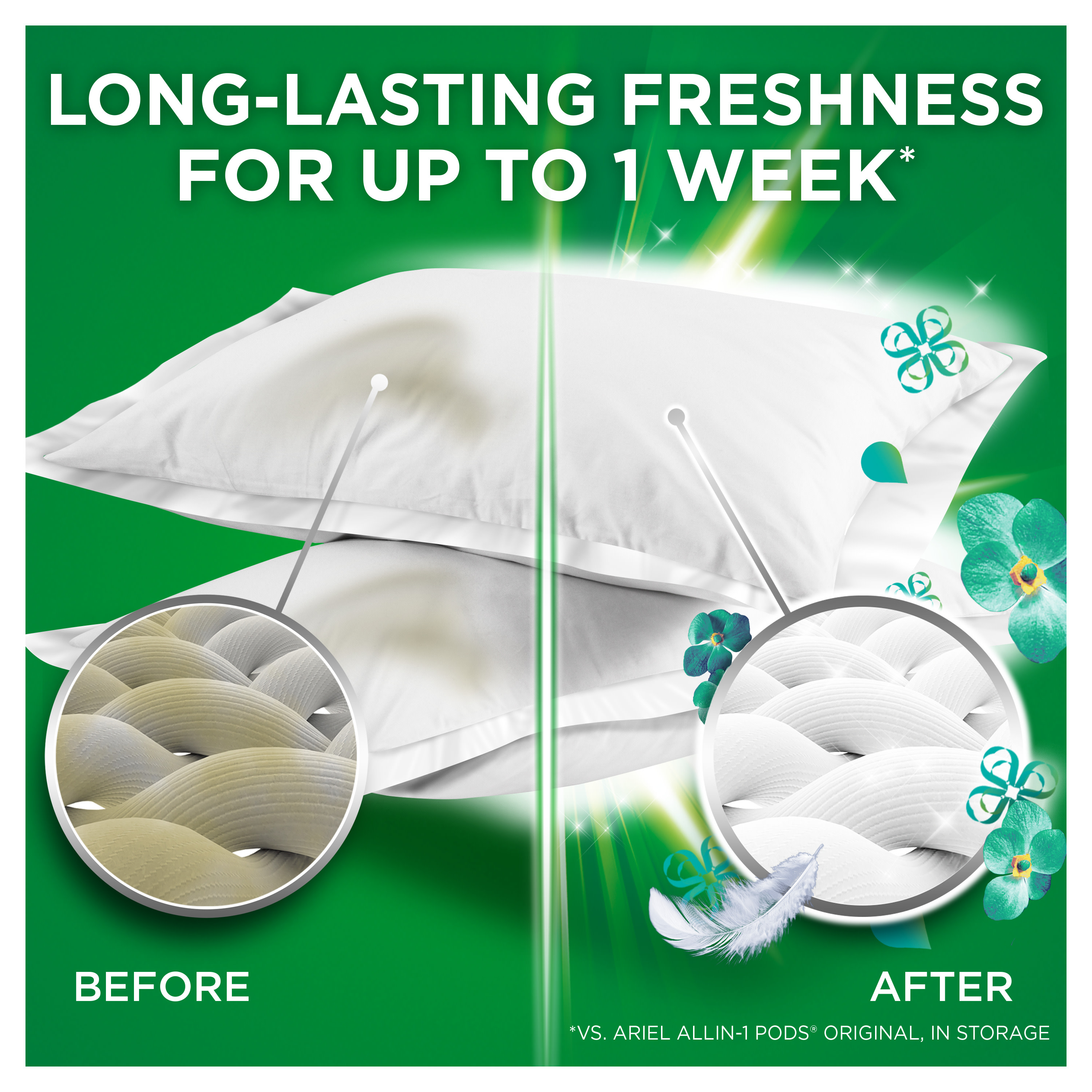 Freshen Clothes With Ariel Platinum Pods® + Touch Of Lenor Unstoppables