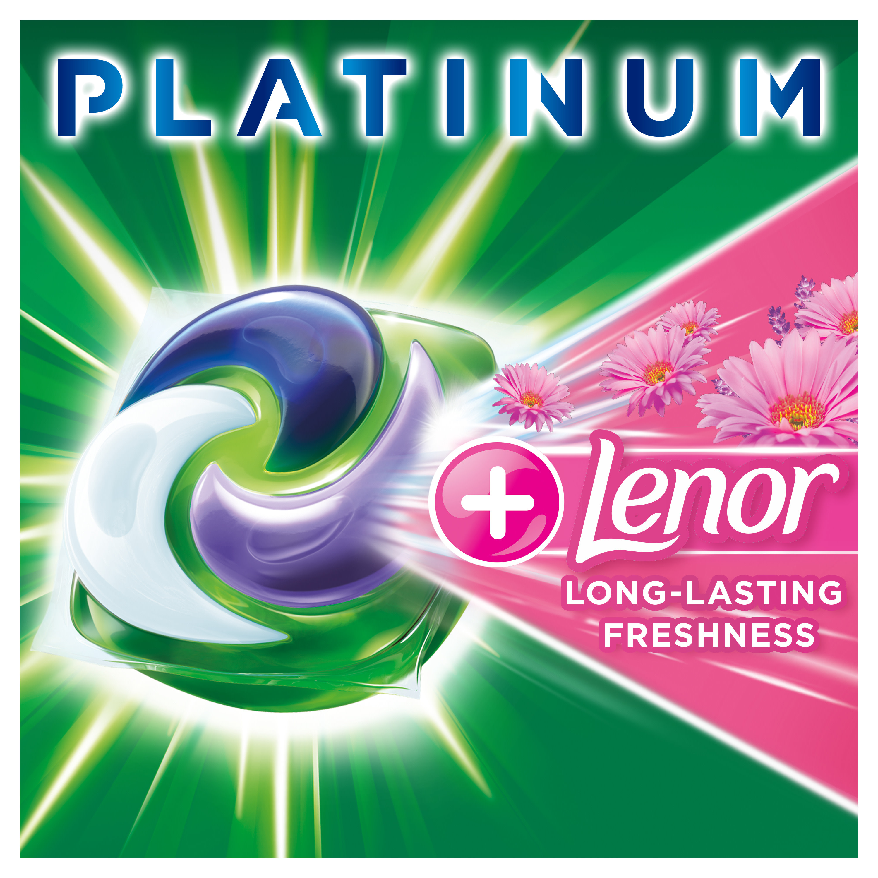 Ariel All-in-1 Pods Washing Capsules +Lenor Unstoppables Fresh