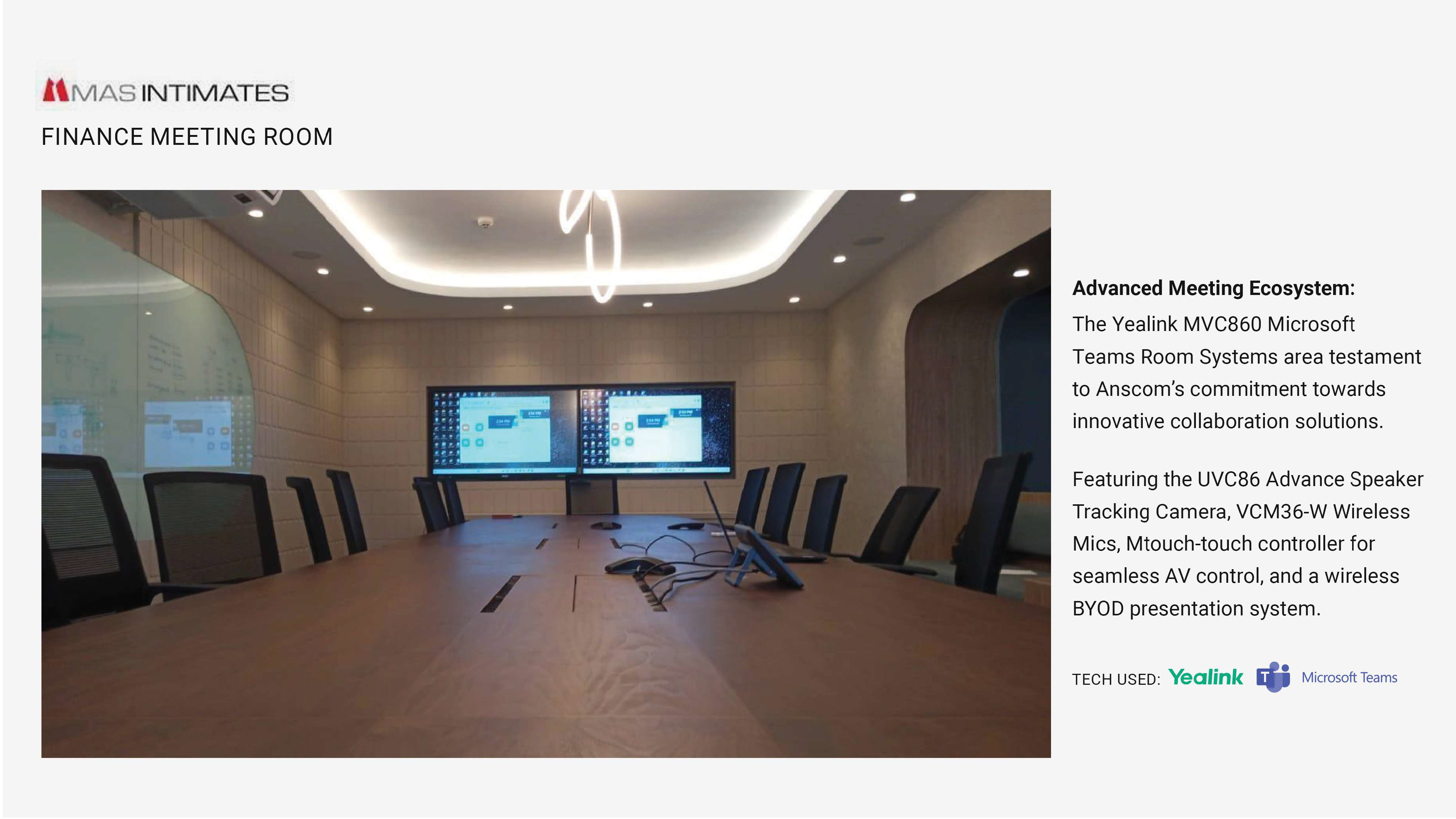 MAS Intimates – Finance Meeting Room