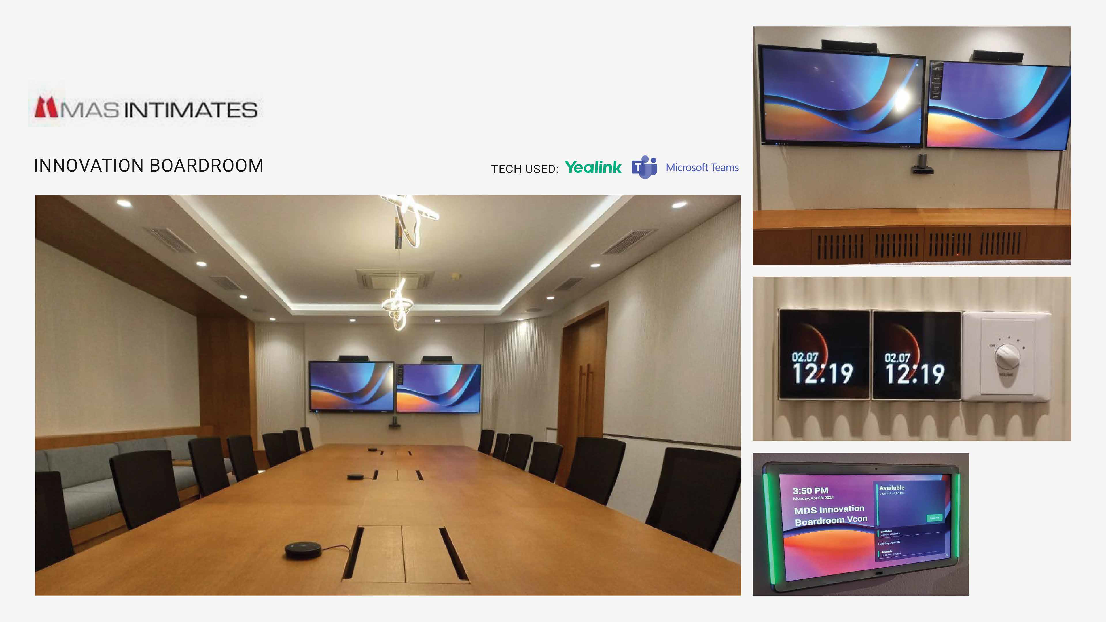 MAS Intimates – Innovation Boardroom