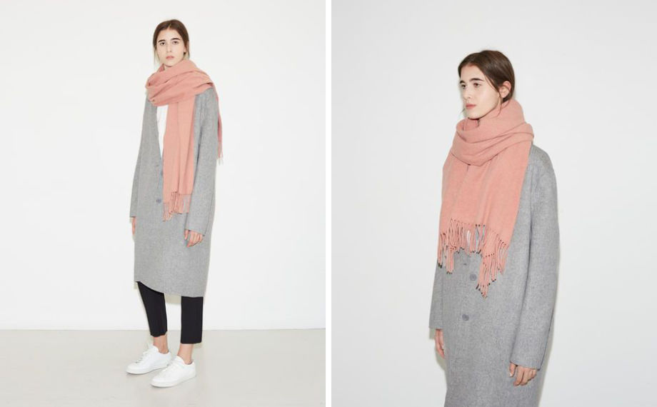 Acne Studios Canada Scarf pale pink