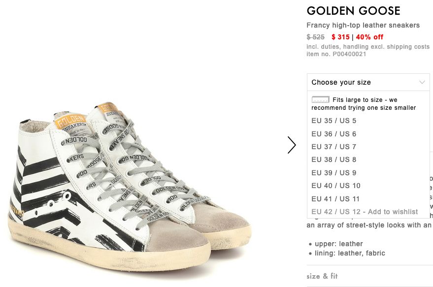 Golden Goose Francy High-Top Sneakers