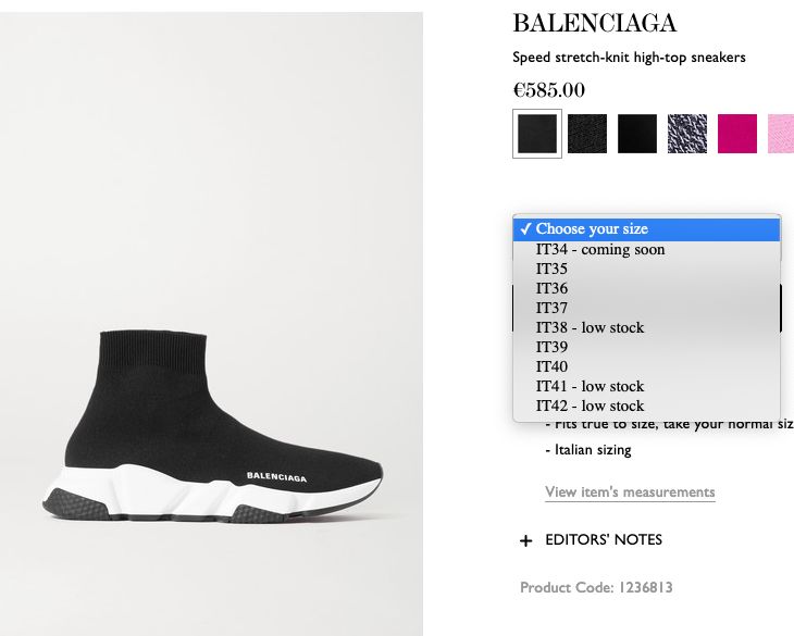 (Balenciaga Speed Sneakers)