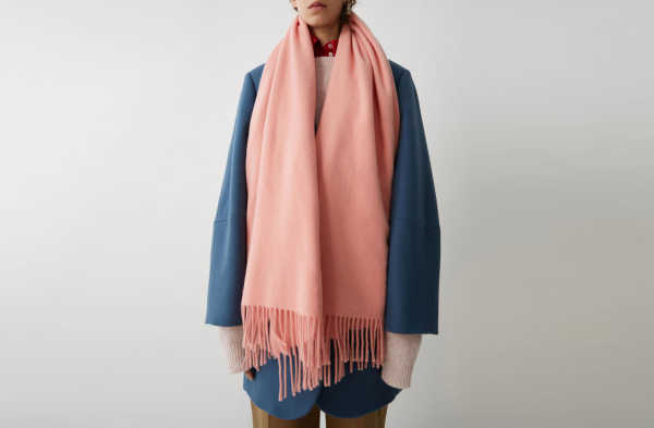 Acne Studios Canada Scarf Pale Pink