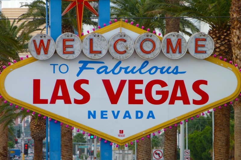 Picture of a welcome sign to Las Vegas, Nevada.